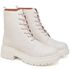Coturno Tratorado Off White Salto Baixo