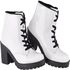 Bota 6209 Cano Curto Sola Tratorada Pimpinella Branco