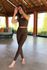 Conjunto Top Cropped e Calça Intense - Café