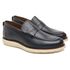 Sapato Social Masculino Loafer Five Days Em Couro Legitimo Azul Marinho