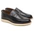 Sapato Social Masculino Loafer Five Days Em Couro Legitimo Preto