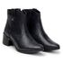 Bota Feminina Cano Curto Country Five Days Couro Legítimo Preto