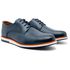 Sapato Masculino Oxford Casual Five Days Em Couro Legitimo Azul Marinho