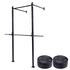 Kit Treino Completo com Rack de 1 Modulo , Barra de 15kg e Anilhas