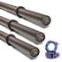 Kit com 3 Fat Bar 1,50m + Presilhas Flexfit Franca