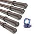 Kit com 5 Fat Bar 1,50m + Presilhas Flexfit Franca