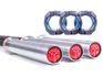 Trio Barras Olímpica Crossfit 2.0m 15kg Oficial + Presilhas Flexfit Franca