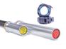 Par De Barras Olimpica Crossfit 2.0 Mt E 1.6 Mt + Presilhas Flexfit Franca