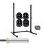 Kit Treino Completo com Squat Rack de 1.80, Barra de 15kg e Anilhas Flexbe Fitness