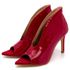 Sapato Feminino Ankle Boot 6008 Napa Verniz Vermelha