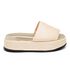 Tamanco Feminino Anabela Plataforma Salto Alto Confortável 5300 Rafia Natural