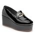 Mocassim Plataforma Feminino Verniz Preto 170500