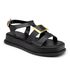 Sandália Feminina Flatform 23430 Preta