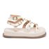 Sandália Flatform Papete Feminina 183070 Napa Off White