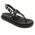 Sandalia Papete Flatform Flor da Pele Floter Preto Conforto e Estilo 005