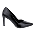 Scarpin Salto Alto Verniz Molhado Preto 5551