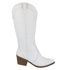 Bota Western Texana Feminina Country Cano Médio 23148 Siena Branco