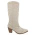 Bota Texana Feminina Bordada 23011 Sanzio Areia