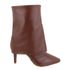 Bota Capa Cano Curto Salto Alto 1795 Floter Cacau