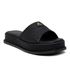 Tamanco Feminino Flatform Plataforma 23413 Rafia Preta