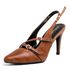 Scarpin Mule De Salto Alto Slingback 6020 Napa Destroyed