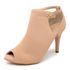 Sandália Feminina Ankle Boot Napa Nude 1783