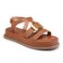 Sandália Feminina Flatform 23430 Caramelo