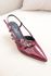 SCARPIN SLINGBACK CEREJA VERNIZ AMÉLIA