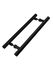 Puxador De Porta Tubular AlumÍnio Preto 22Ø