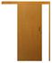 KIT PORTA DE CORRER MGM SOBREPOR MOGNO 215X80CM 