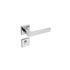 CONJUNTO FECHADURA 455 CROMADO LISO LAFONTE