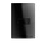INTERRUPTOR SIMPLES 10AX 250V 4X2 PRETO BRAVA UP