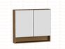 ESPELHEIRA MADEIRA 800 2 PORTAS COM NICHO COZIMAX