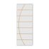 PORTA FRISADA MGM BRANCO NEBLINA 210X80CM 