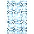 Revestimento 34x60 Mosaico 57 Azul Marcelagres