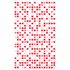 Revestimento 34x60 Mosaico 60 Vermelho Marcelagres