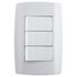 INTERRUPTOR TRIPLO TECLA SIMPLES 10A 250V 4X2 SLIM ILUMI