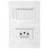 INTERRUPTOR TECLA SIMPLES + TOMADA 10A/250V 4X2 VIVAZ ILUMI