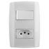 INTERRUPTOR TECLA SIMPLES 10A + TOMADA 4X2 SLIM ILUMI