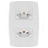 TOMADA DUPLA 250V 4X2 LEV ILUMI