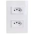 TOMADA DUPLA DISTANCIADA 250V 4X2 VIVAZ ILUMI