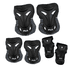 Kit de Proteção Fila Para Patins Estampado Black