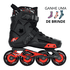 Patins Inline Freestyle Revolt Preto Rodas Pretas ABEC-9 Traxart