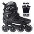 Patins Volt + 2.0 Preto Inline Freestyle Traxart 80mm Abec-9
