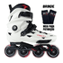 Patins Volt + 2.0 Branco Inline Freestyle Traxart 80mm Abec-9