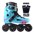 Patins Inline Freestyle Traxart Revolt Azul 80MM ABEC-9