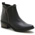 Bota Botinha Feminina Beauty Cano Curto Ziper