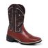 Bota Texana Country Masculina Cano Longo Marrom