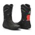 Bota Motociclista Motors Couro Acero Speed Low Track Preto e Vermelho