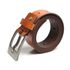 Cinto Social Masculino Youth Couro Cromo Argentino Pino Chato Whisky